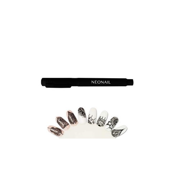 STYLO NOIR POUR DECORS 0.18 MM NEONAILS