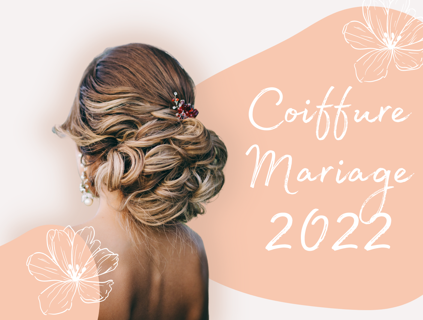 Tendances coiffures de mariées 2022